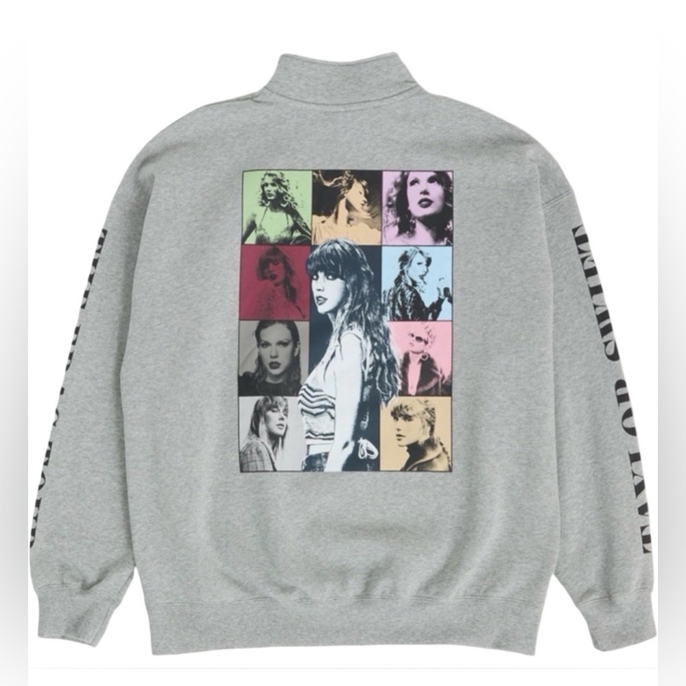 Taylor Swift‎ The Eras Tour 2023 Official Merch Quarter Zip-Up Size 4XL